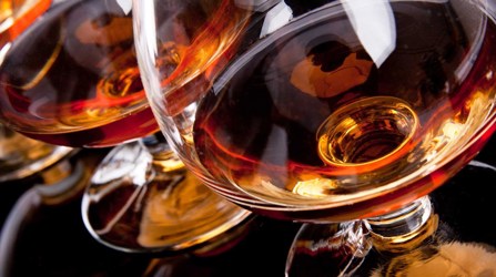 Brandy Glass Closeup