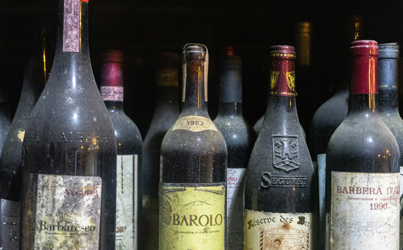 Dusty old bottles