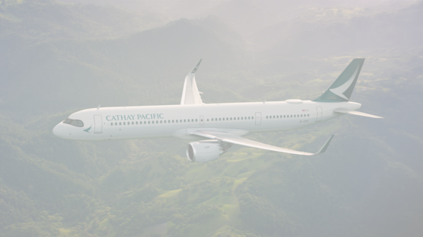 Cathay Pacific airplane